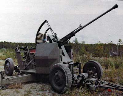 40-мм зенитное орудие Бофорс