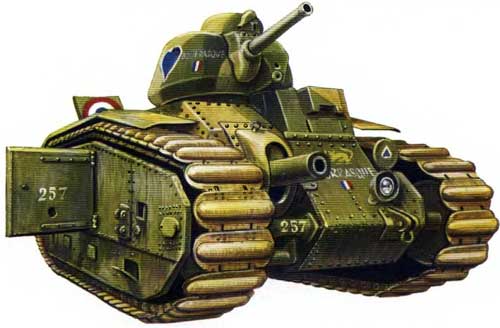 Французский танк B1