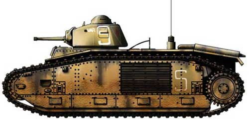 Французский танк B1