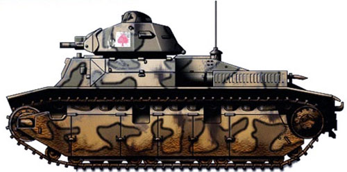 D2 — французский средний пехотный танк 