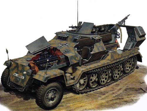 полугусеничный бронетранспортер SdKfz 251