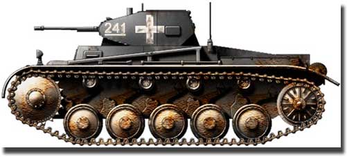 Танк Pz.Kpfw II Ausf.c (Sd.Kfz.121)