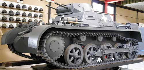 Легкий танк Pz I в танковом музее в Германии