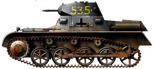 Танк Sd.Kfz. 101 Pz.Kpfw I Ausf. A.