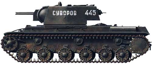 Огнеметный танк КВ-8 