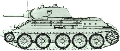 Танк Т-34 1940 года