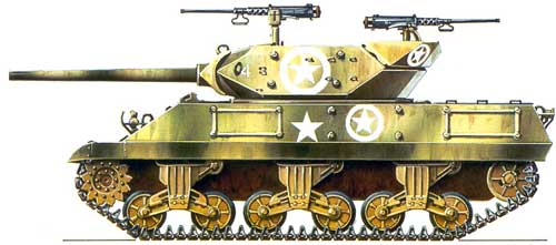 самоходная артиллерийская установка M10 "Вульверин"