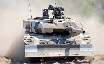 Немецкий танк Leopard 2A7+