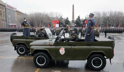 Парад в честь 70-летия победы в Сталинградской битве Парад в Сталинграде