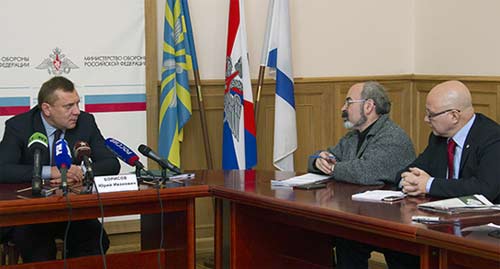 Пресс-конференция заместителя Министра обороны Российской Федерации Юрия Борисова Юрий Борисов