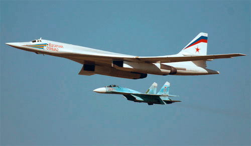 Ту-160 и Су-27