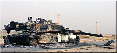 уничтоженный танк