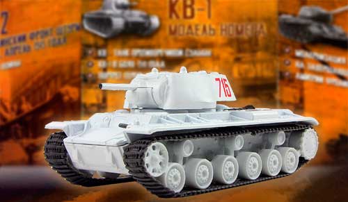 модель русского танка кв