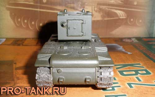 задняя проекция модели танка кв-2