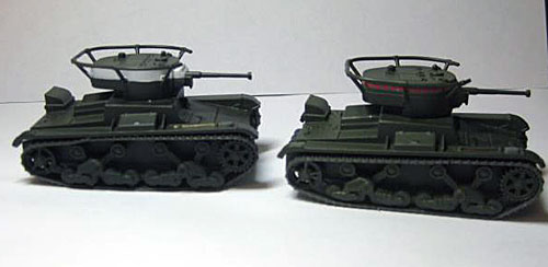 сравнение двух моделей танков 