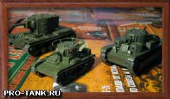 несколько моделей советских танков