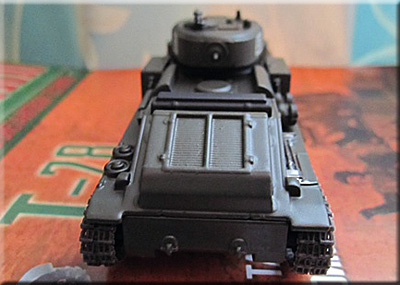 задняя проекция модели танка