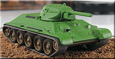модель русского танка т-34