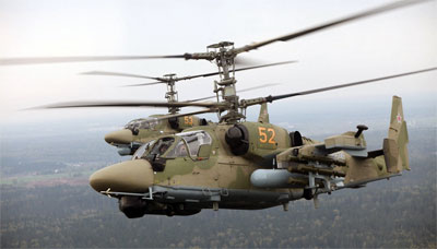 Боевые вертолеты Ка-52