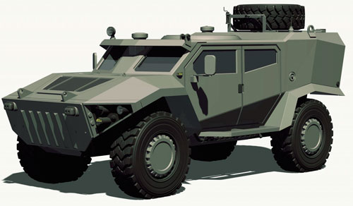 Проект Андрея Мельника "Боевой транспортный автомобиль XXI века"
