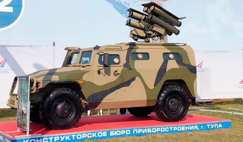 ПТРК Корнет-ЭМ на базе бронеавтомобиля "Тигр" ПТРК Корнет-ЭМ на базе бронеавтомобиля "Тигр"