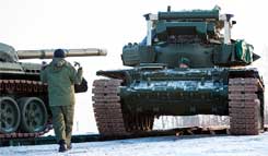 Модернизированные танки Т-72Б3 Танки России