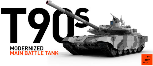 Модернизированный танк Т-90С Т-90СМ