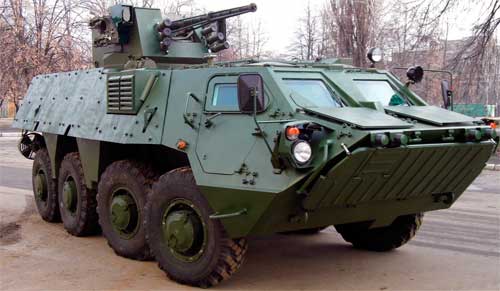 Боевая бронированная машина БТР-4Е1