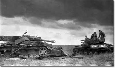 Фото уничтоженного танка