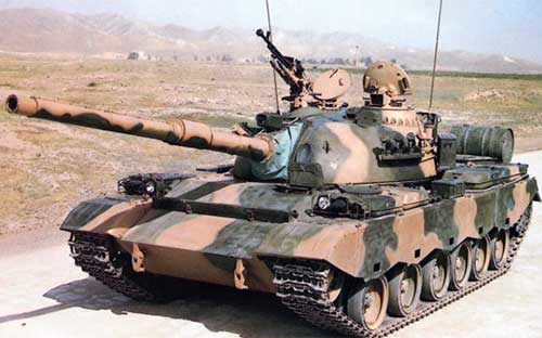 Танк Тип 80 имеет новую конструкцию ходовой части
