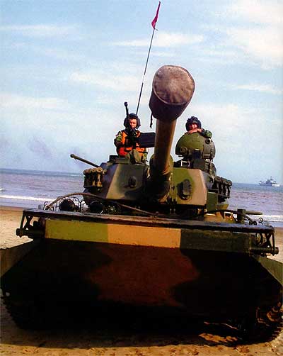 Китайский легкий плавающий танк Тип 63А
