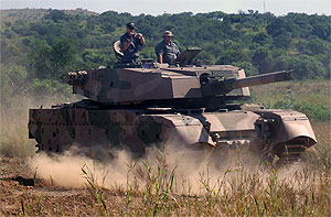 Основной боевой танк Олифант. ЮАР