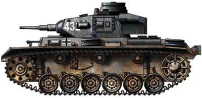  PzKpfw III Ausf. F c 37- KwK36 L/45