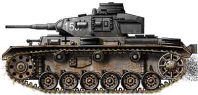  PzKpfw III Ausf. F c 50- KwK38 L/42